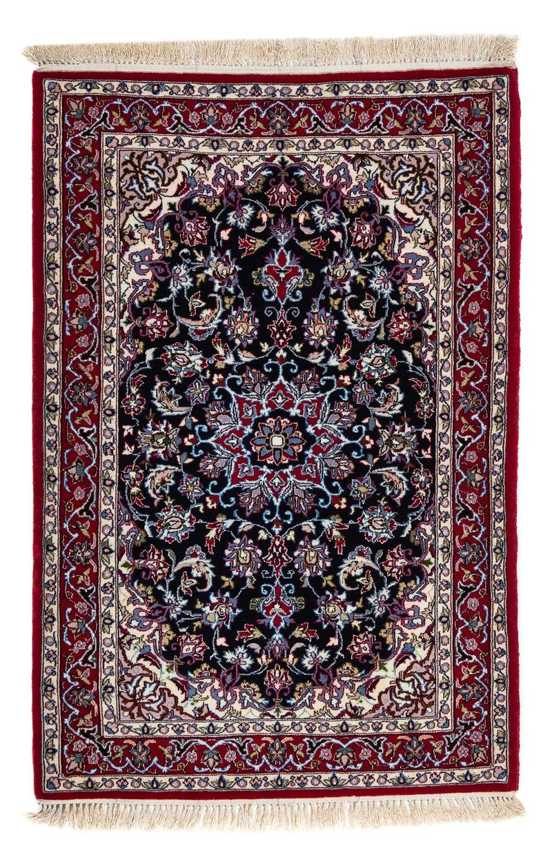 Perzisch tapijt - Isfahan - Premium - 108 x 72 cm - donkerrood