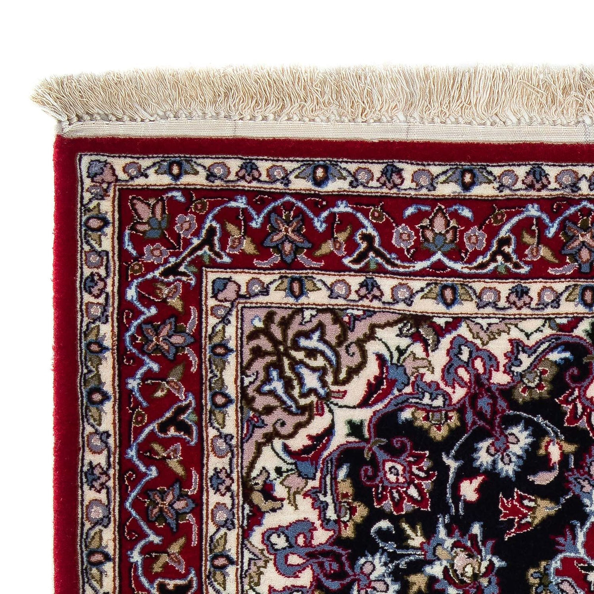 Perzisch tapijt - Isfahan - Premium - 108 x 72 cm - donkerrood