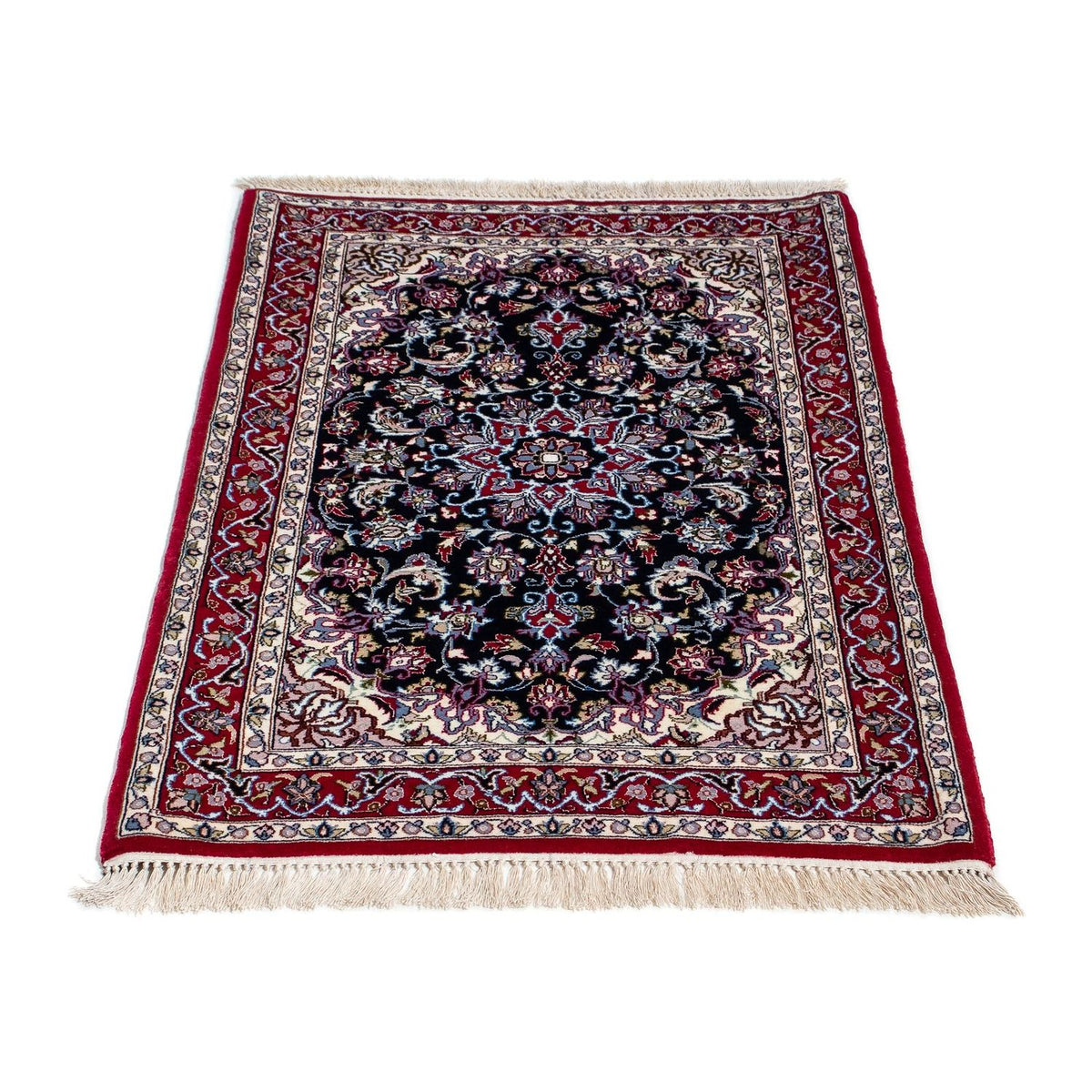 Perzisch tapijt - Isfahan - Premium - 108 x 72 cm - donkerrood