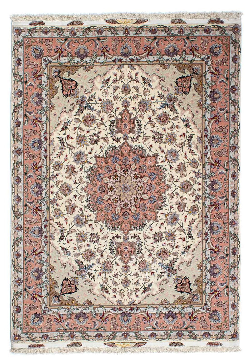 Perzisch tapijt - Tabriz - Royal - 205 x 154 cm - beige