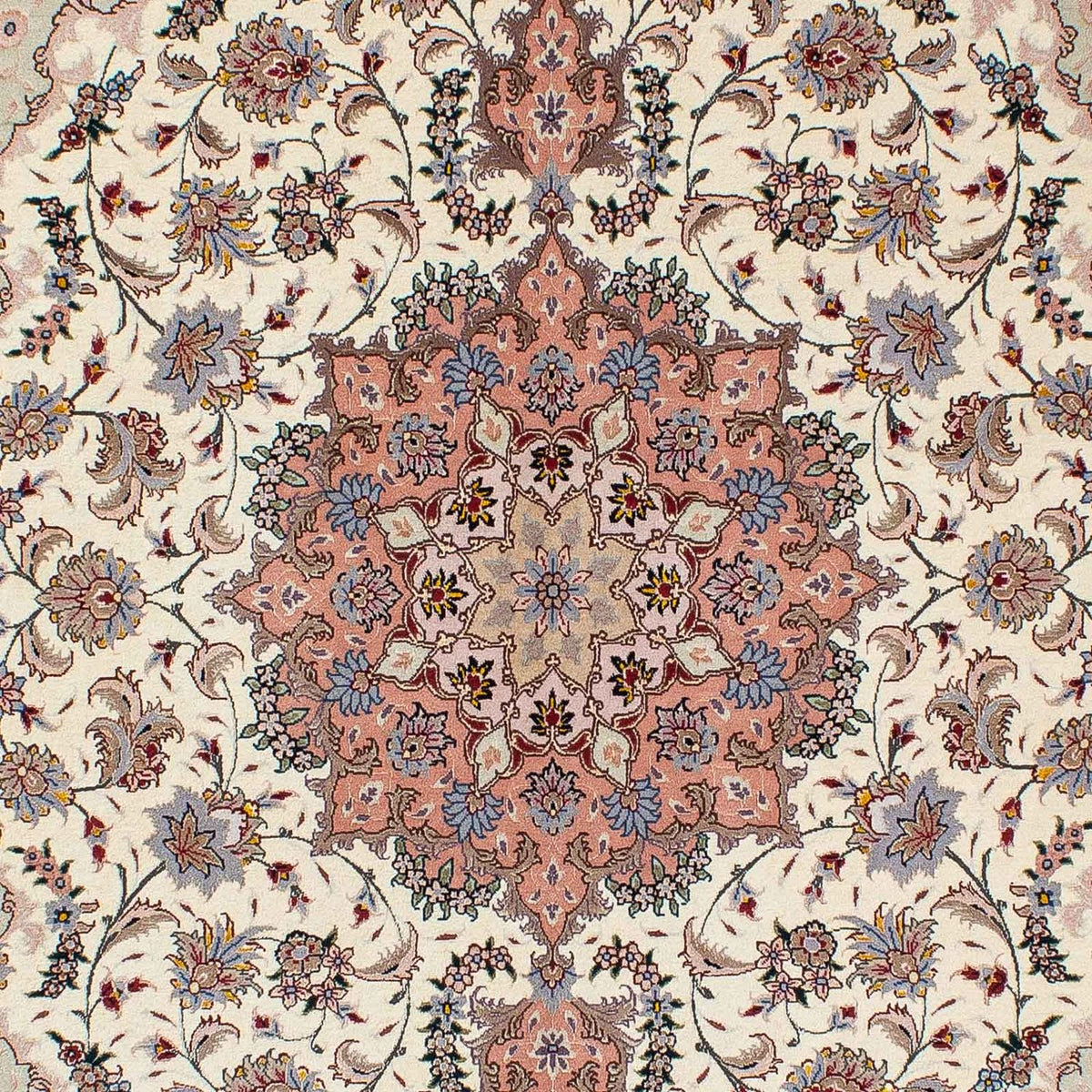 Perzisch tapijt - Tabriz - Royal - 205 x 154 cm - beige