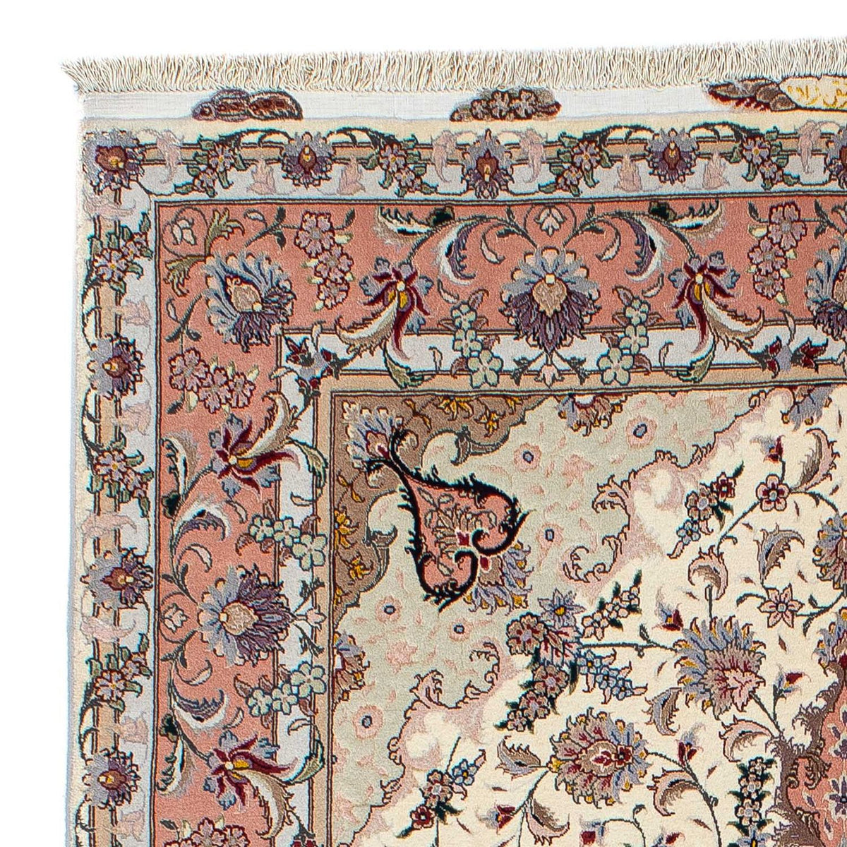 Perzisch tapijt - Tabriz - Royal - 205 x 154 cm - beige