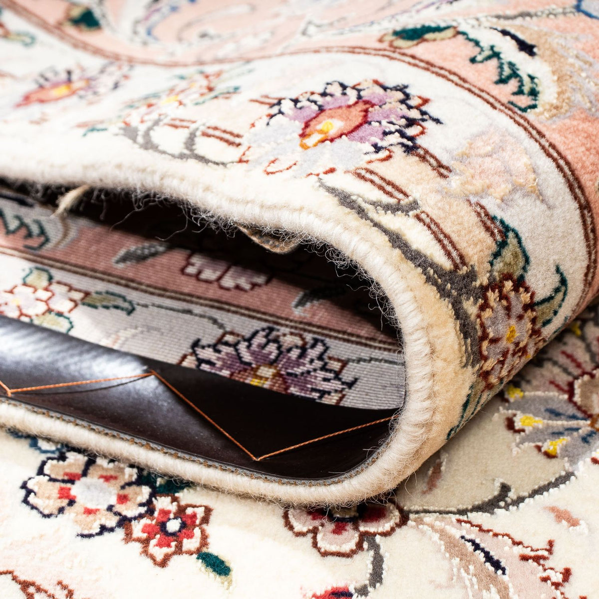 Perzisch tapijt - Tabriz - Royal - 205 x 154 cm - beige