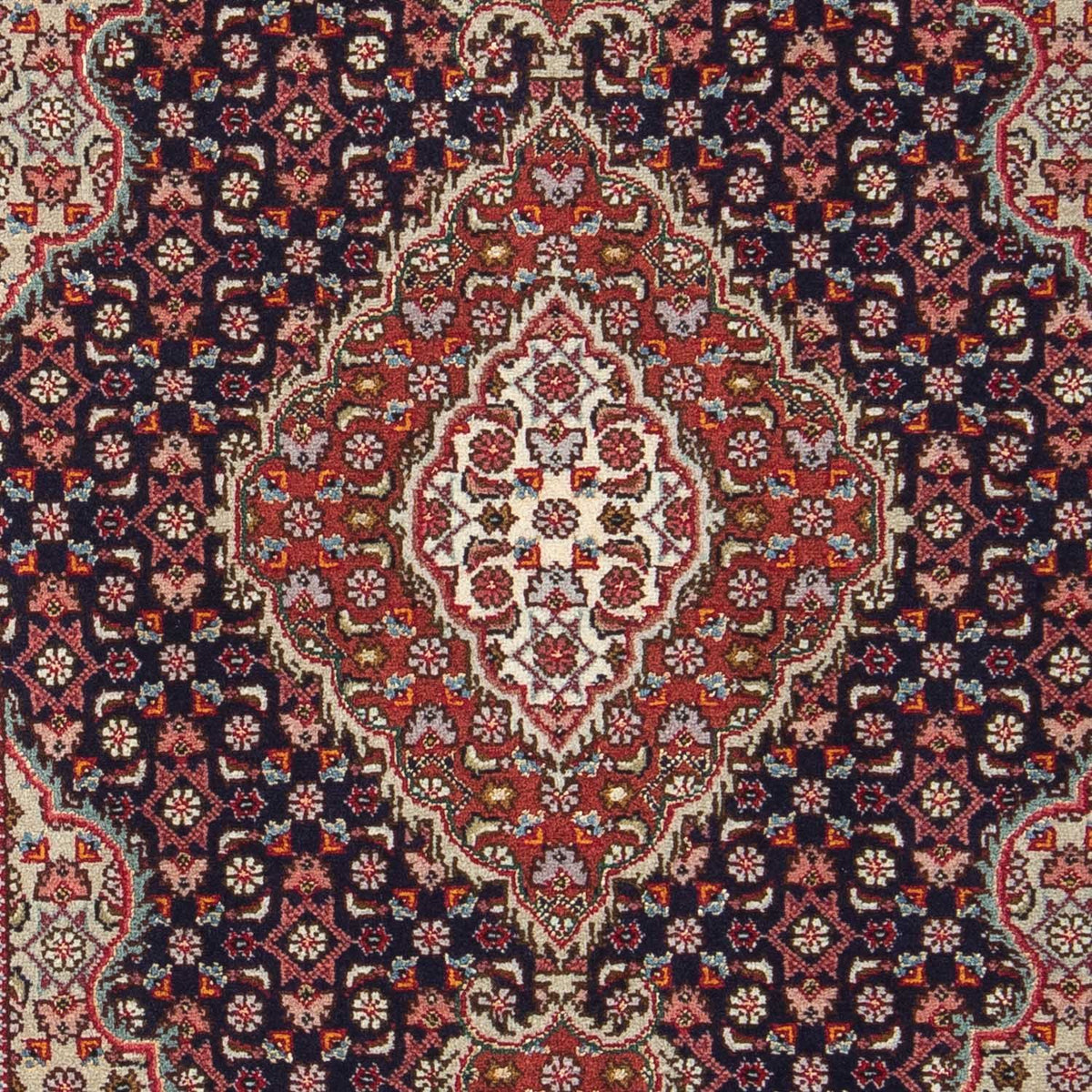 Perzisch tapijt - Tabriz - Royal - 90 x 63 cm - donkerblauw