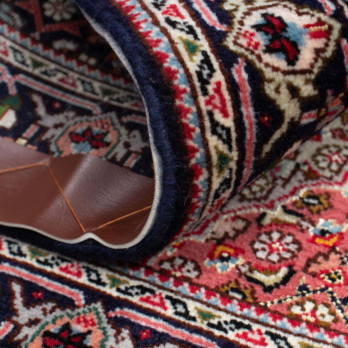 Perzisch tapijt - Tabriz - Royal - 90 x 63 cm - donkerblauw