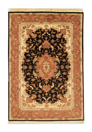 Perzisch tapijt - Tabriz - Royal - 147 x 102 cm - donkerblauw