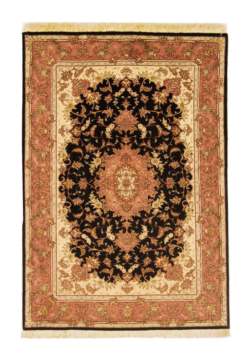 Perzisch tapijt - Tabriz - Royal - 147 x 102 cm - donkerblauw