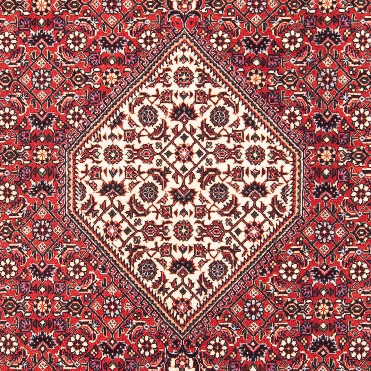 Perzisch tapijt - Bijar vierkant  - 115 x 101 cm - rood