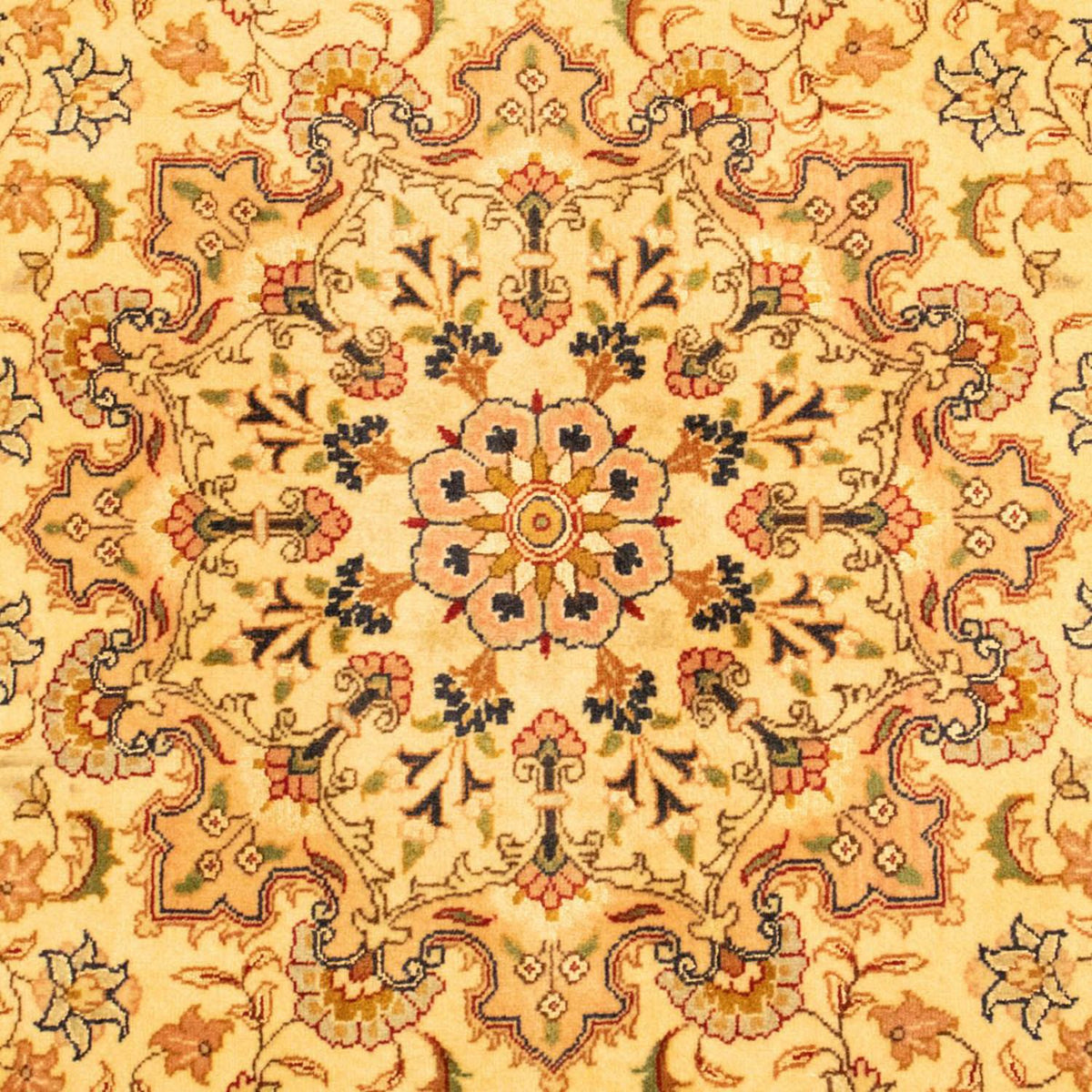 Perzisch tapijt - Tabriz - Royal - 150 x 105 cm - beige