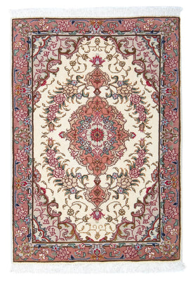 Perzisch tapijt - Tabriz - Royal - 87 x 60 cm - beige