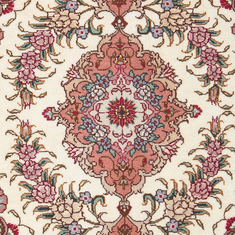 Perzisch tapijt - Tabriz - Royal - 87 x 60 cm - beige