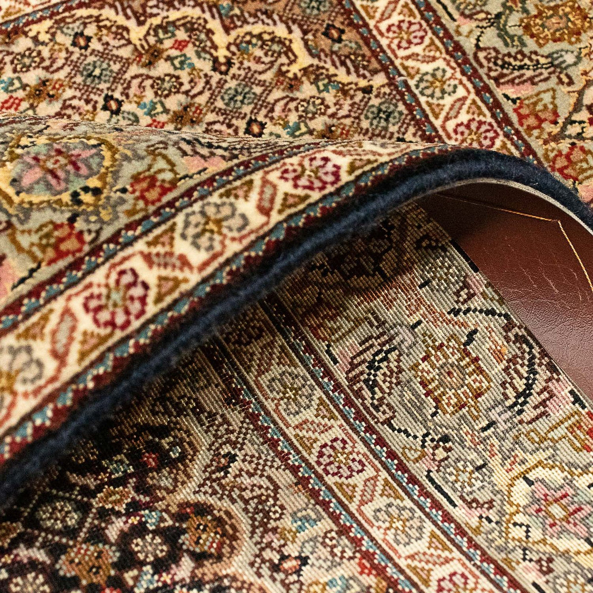 Perzisch tapijt - Tabriz - Royal - 120 x 80 cm - donkerblauw