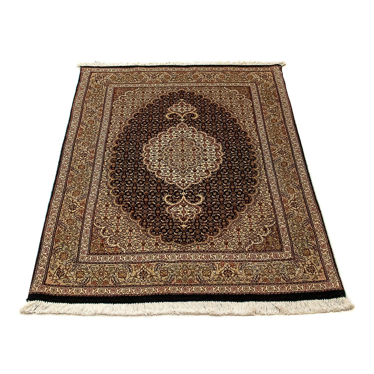 Perzisch tapijt - Tabriz - Royal - 120 x 80 cm - donkerblauw