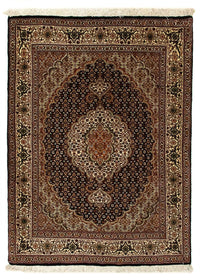 Perzisch tapijt - Tabriz - Royal - 114 x 83 cm - donkerblauw