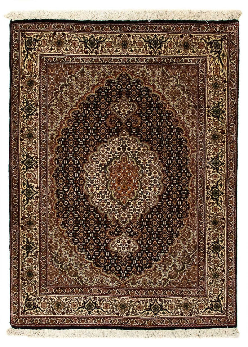 Perzisch tapijt - Tabriz - Royal - 114 x 83 cm - donkerblauw