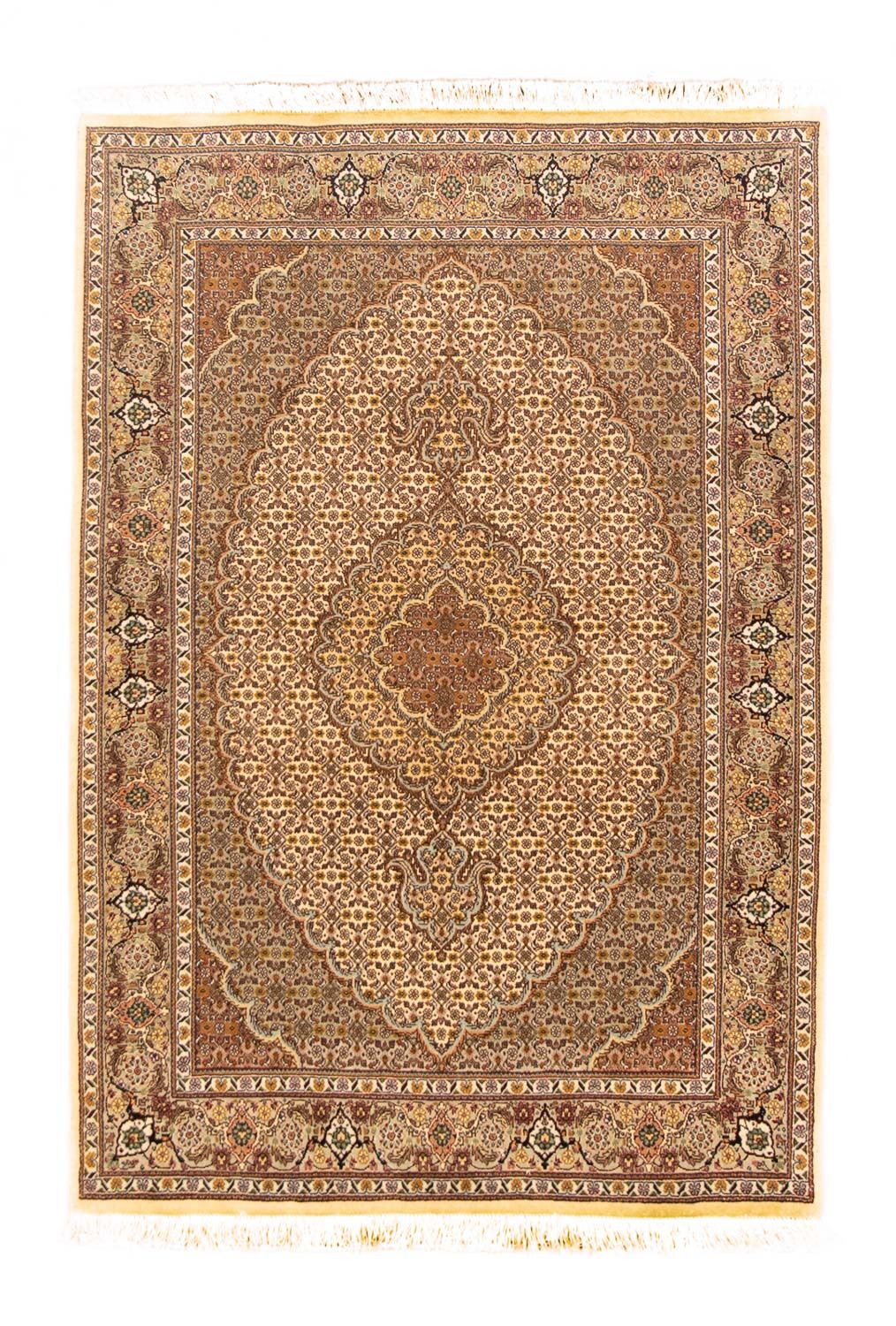 Perzisch tapijt - Tabriz - Royal - 151 x 103 cm - beige