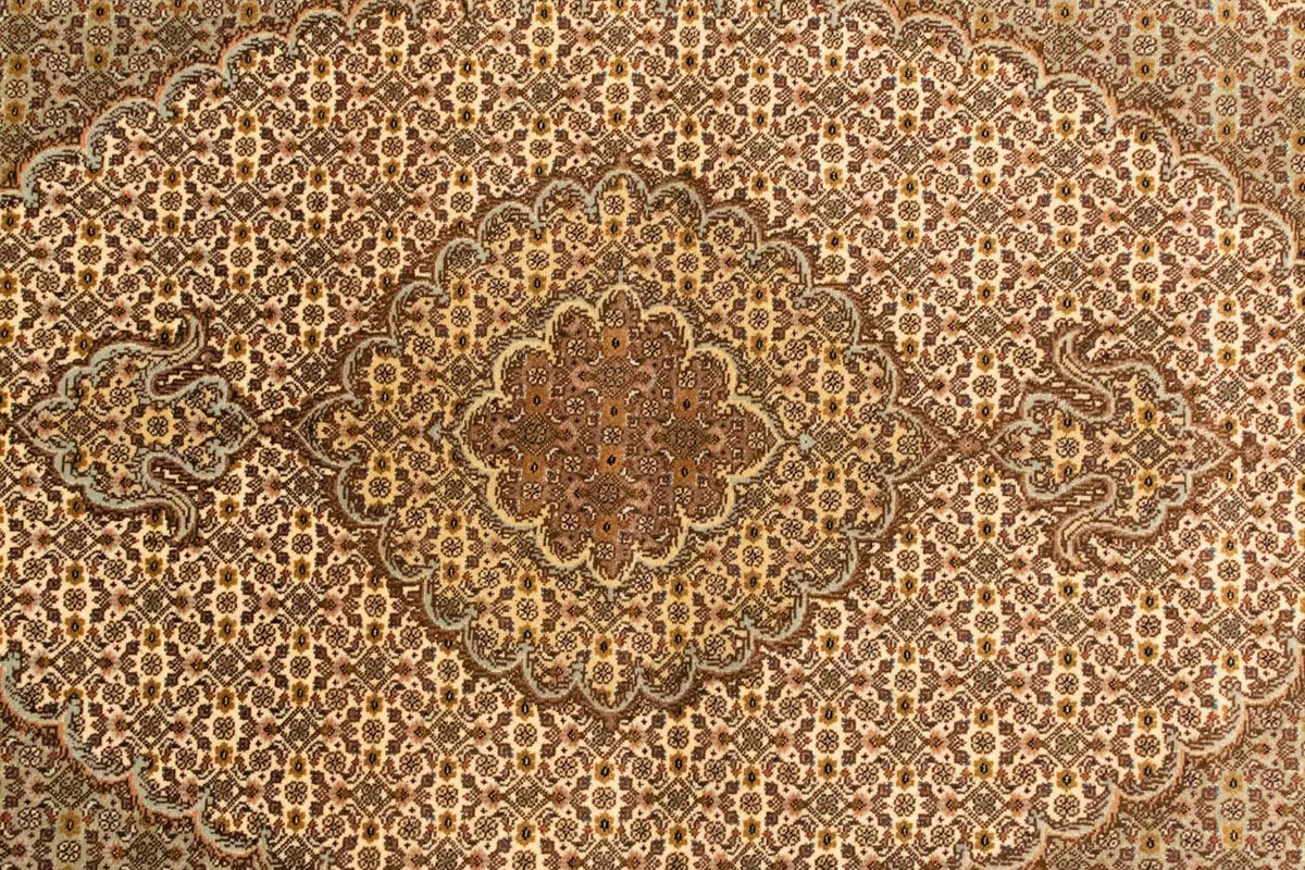Perzisch tapijt - Tabriz - Royal - 151 x 103 cm - beige