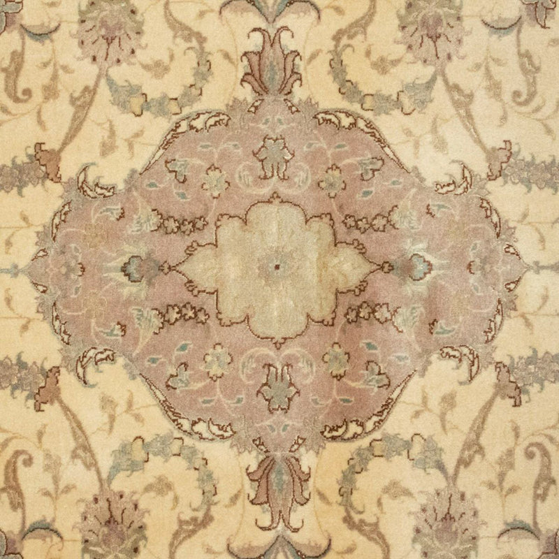 Perzisch tapijt - Tabriz - Royal - 144 x 103 cm - beige