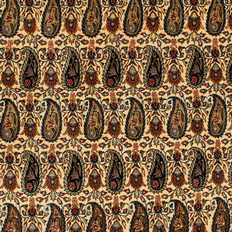 Zijden tapijt - Ghom Silk - Premium - 195 x 135 cm - licht beige