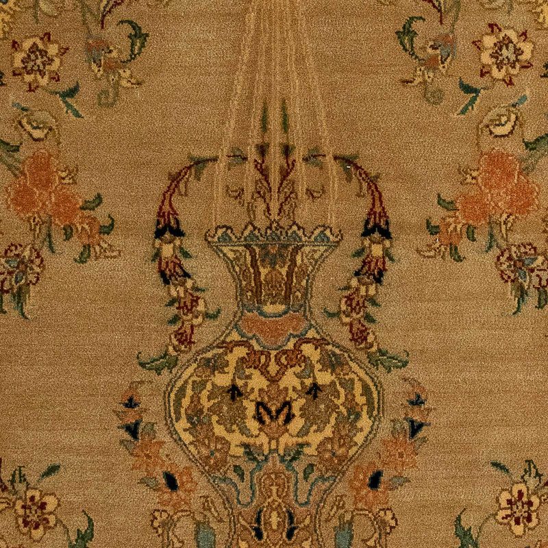 Perzisch tapijt - Tabriz - Royal - 107 x 79 cm - bruin