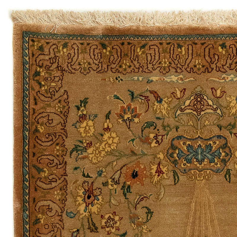 Perzisch tapijt - Tabriz - Royal - 107 x 79 cm - bruin