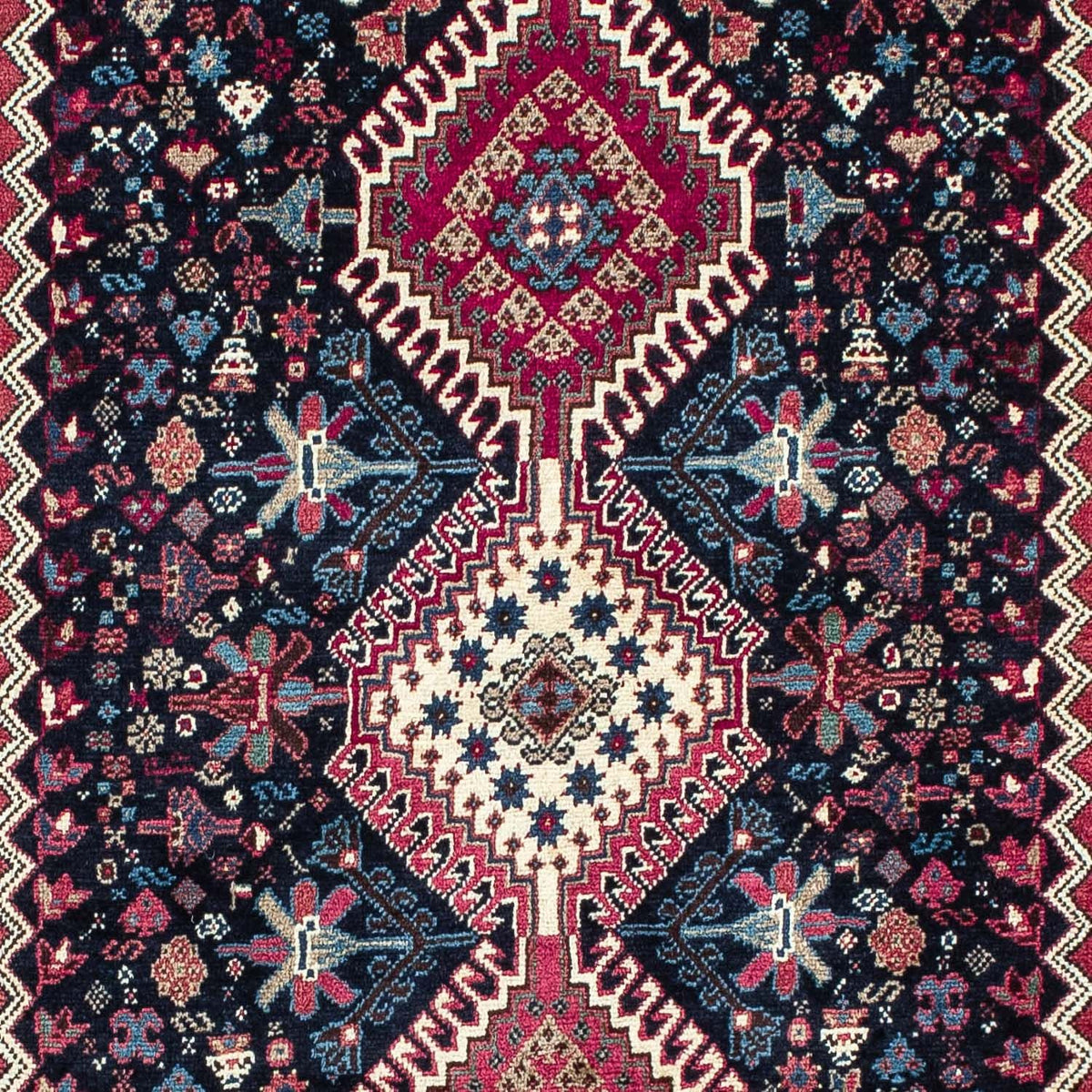 Loper Perzisch Tapijt - Nomadisch - 203 x 83 cm - donkerblauw