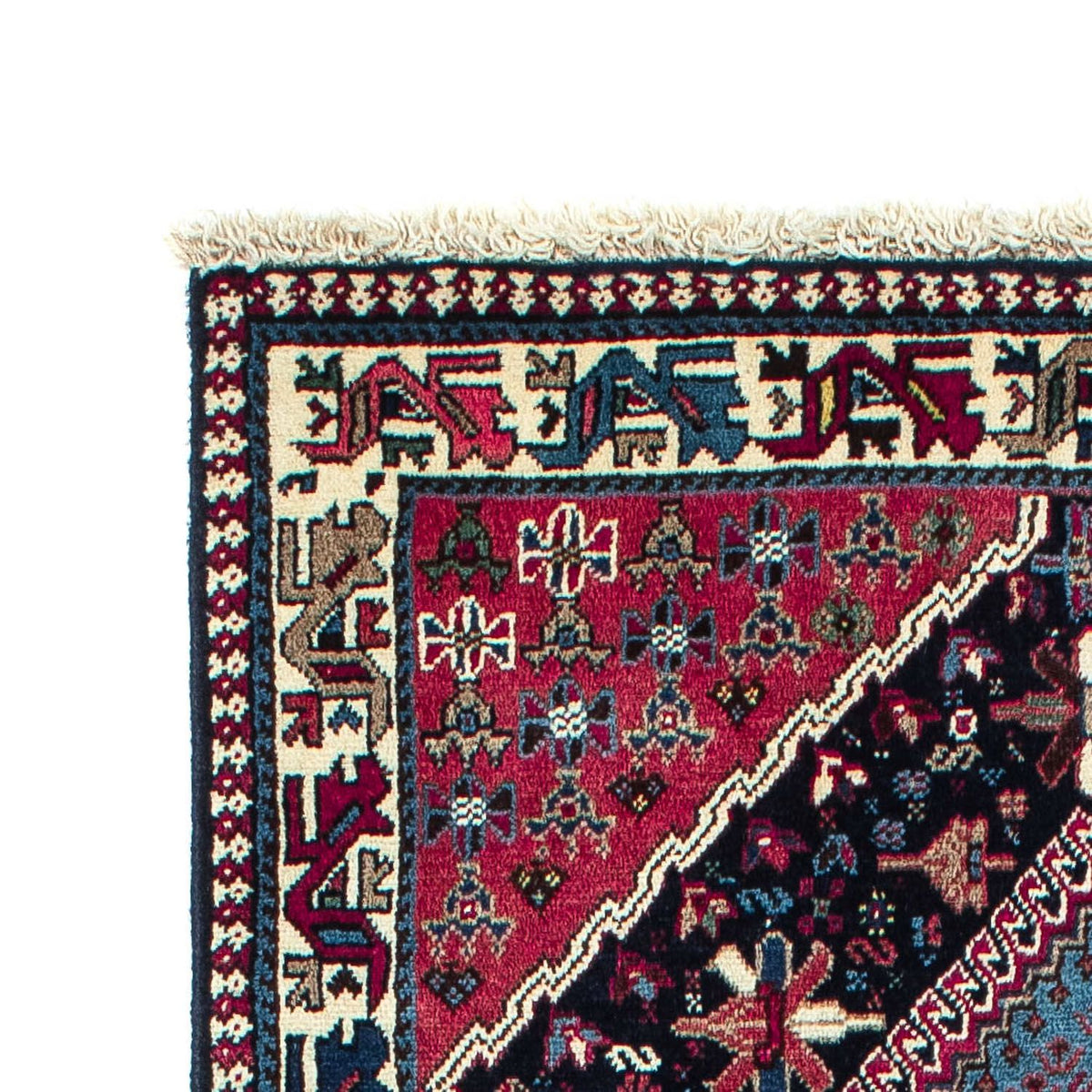 Loper Perzisch Tapijt - Nomadisch - 203 x 83 cm - donkerblauw