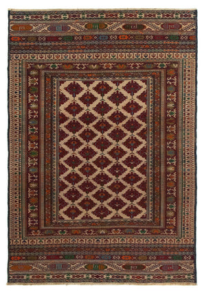 Kelim tapijt - Oosters - 142 x 97 cm - veelkleurig