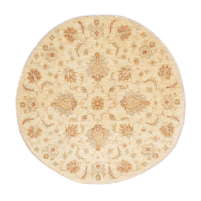 Ziegler tapijt rond  - 150 x 148 cm - beige