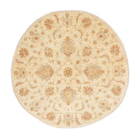 Ziegler tapijt rond  - 150 x 148 cm - beige