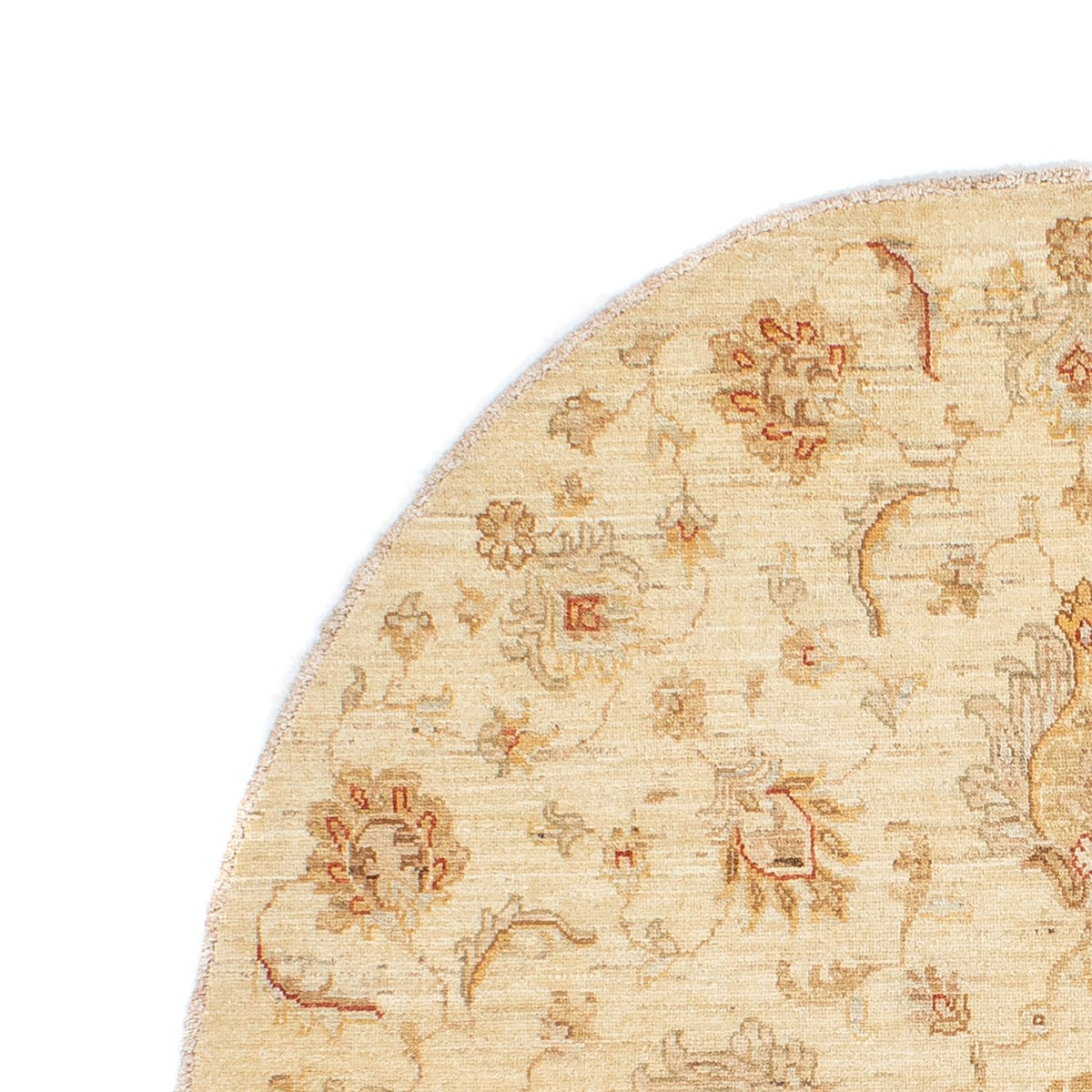 Ziegler tapijt rond  - 150 x 148 cm - beige