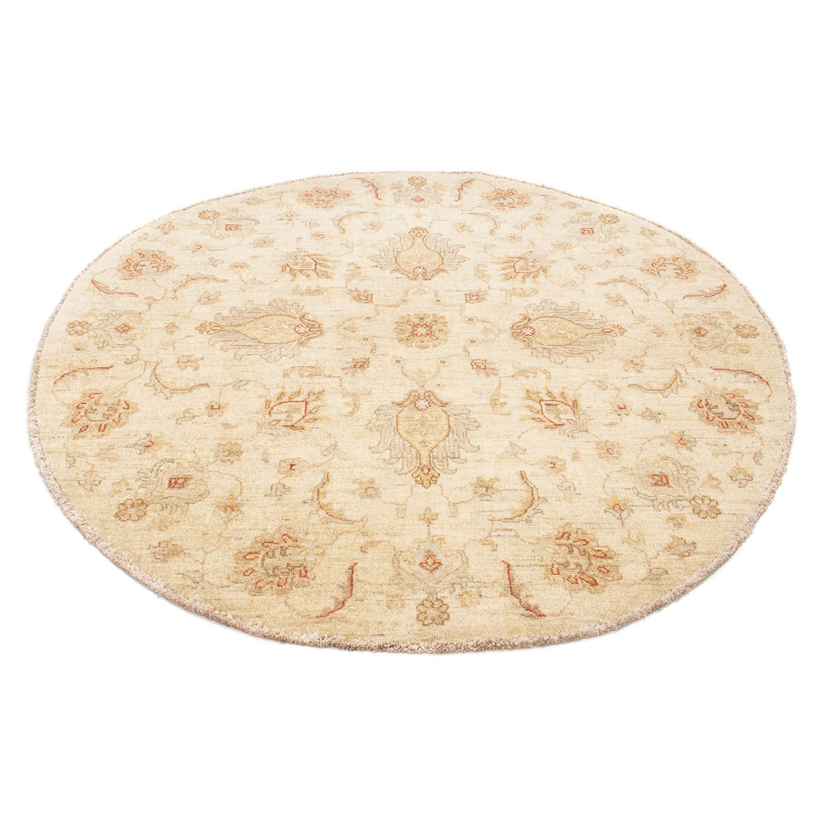 Ziegler tapijt rond  - 150 x 148 cm - beige