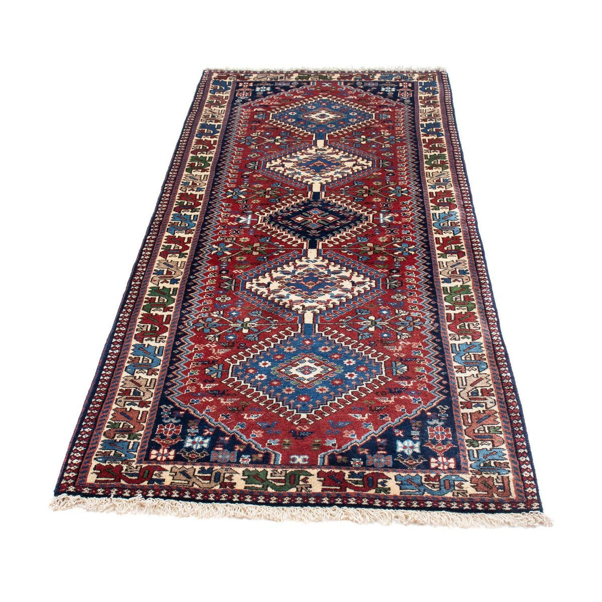 Loper Perzisch Tapijt - Nomadisch - 200 x 81 cm - donkerblauw