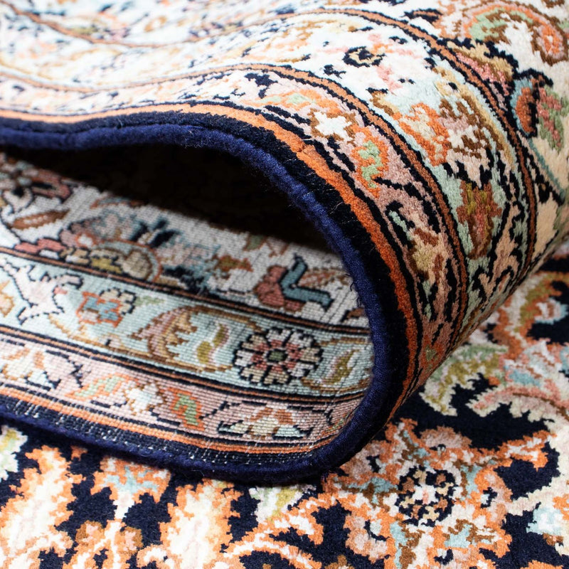 Perzisch tapijt - Klassiek - 226 x 154 cm - donkerblauw