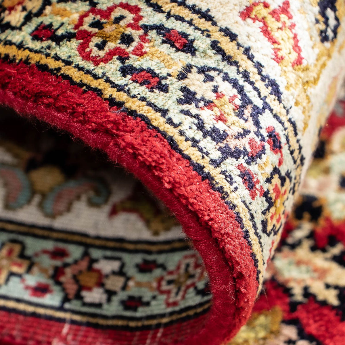 Perzisch tapijt - Klassiek - 93 x 63 cm - donkerrood