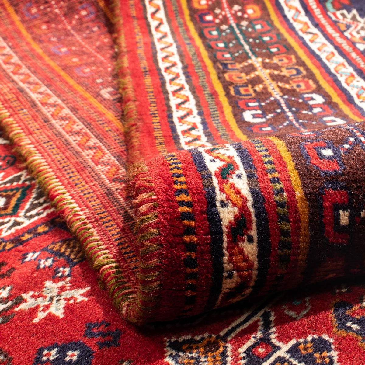 Perzisch Tapijt - Nomadisch - 298 x 189 cm - donkerrood