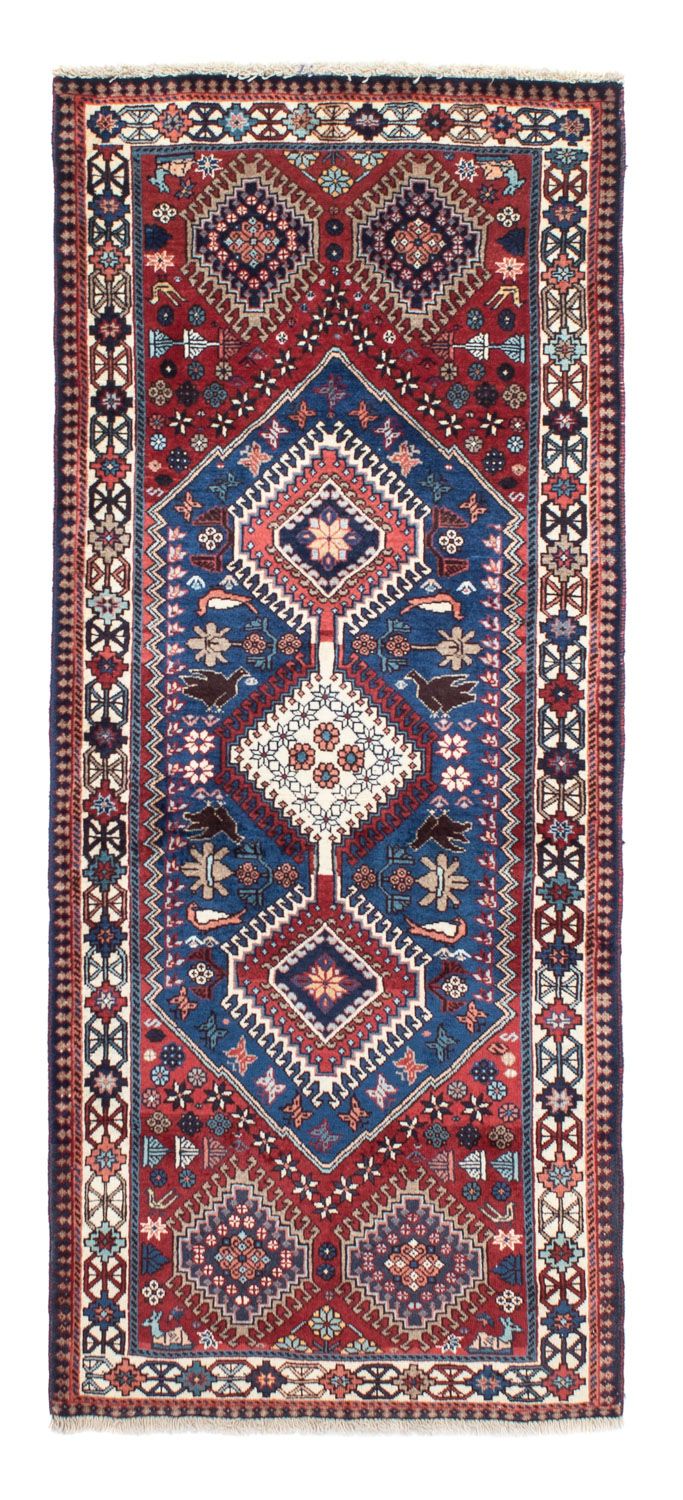 Loper Perzisch Tapijt - Nomadisch - 195 x 80 cm - donkerrood