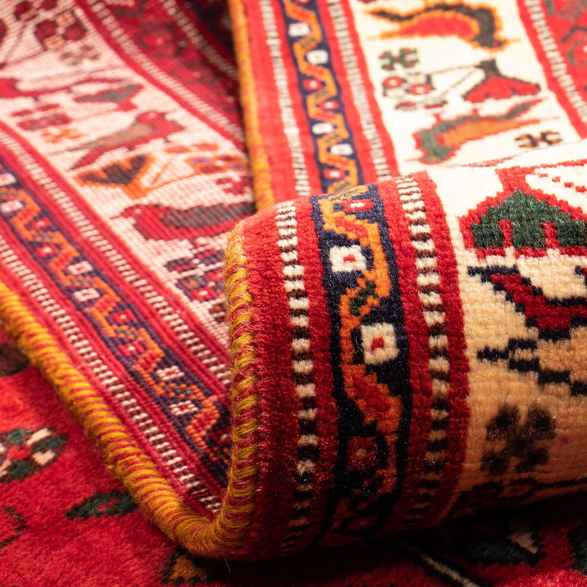 Perzisch Tapijt - Nomadisch - 291 x 210 cm - donkerrood