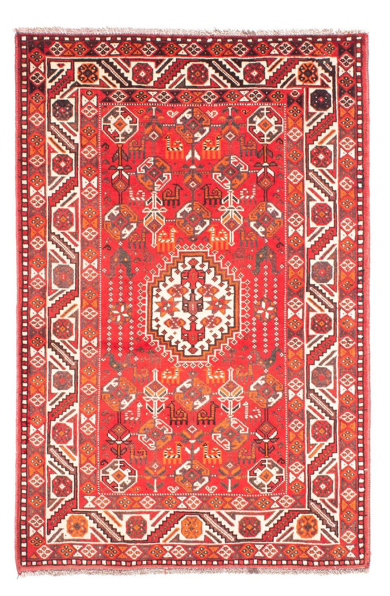 Perzisch Tapijt - Nomadisch - 159 x 110 cm - rood