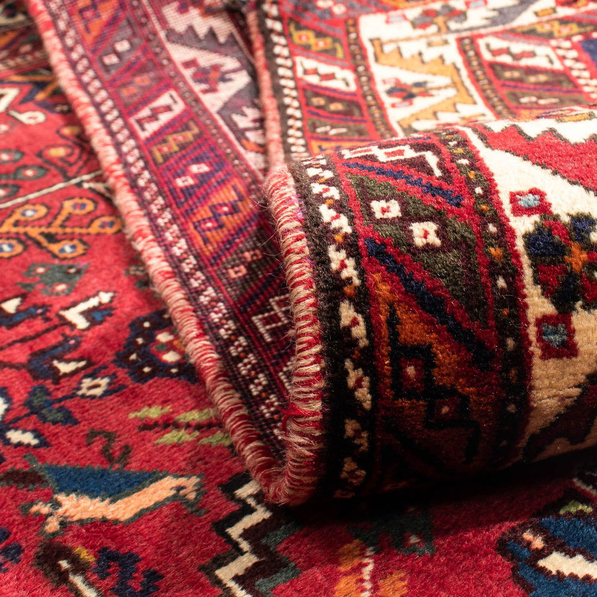 Perzisch Tapijt - Nomadisch - 293 x 211 cm - donkerrood