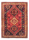 Shiraz Tapijt 118x163cm - Perzisch tapijt - Rechthoekig / Donkerrood / 118 x 163 cm Rechthoekig