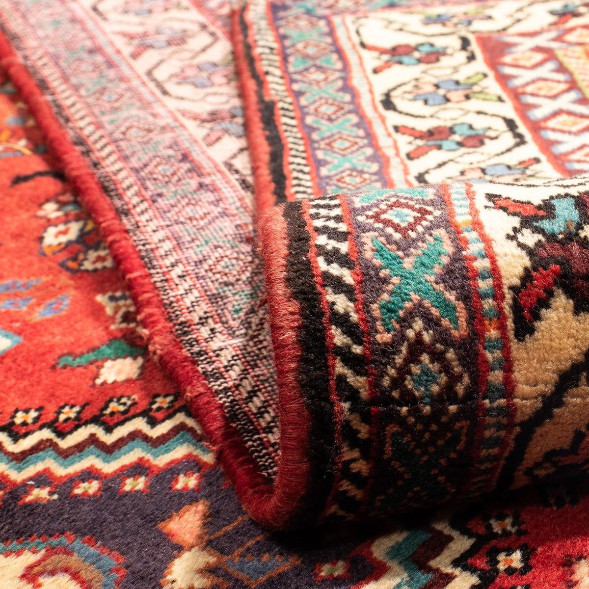 Perzisch Tapijt - Nomadisch - 295 x 210 cm - donkerrood