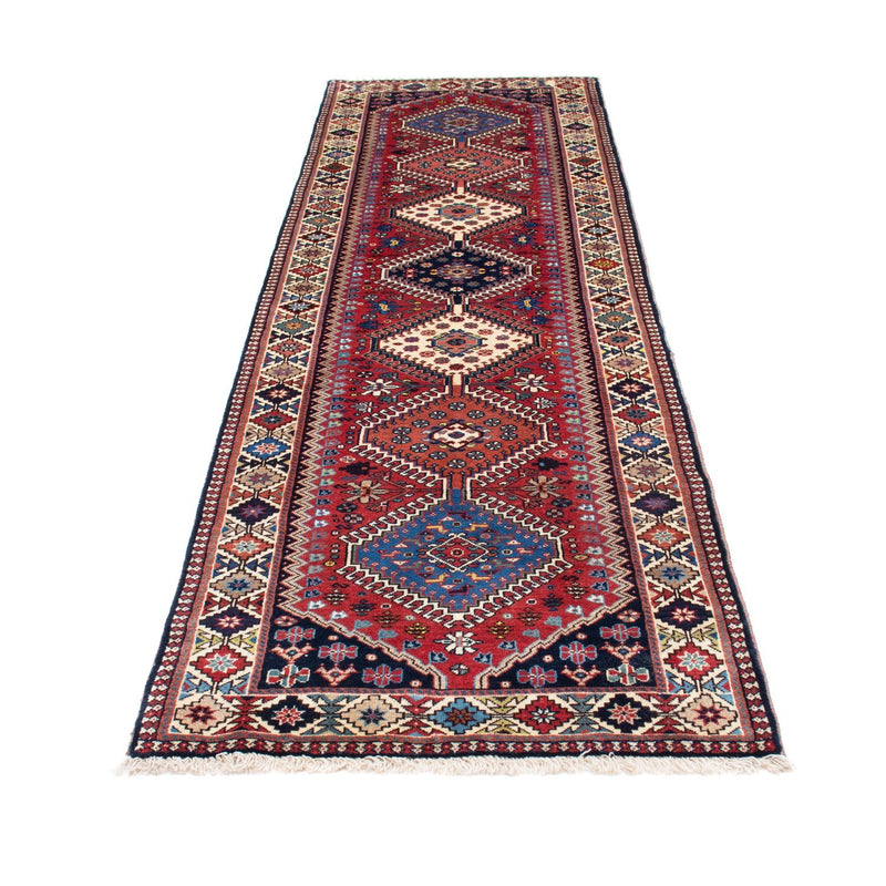 Loper Perzisch Tapijt - Nomadisch - 280 x 80 cm - donkerrood