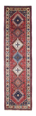 Loper Perzisch Tapijt - Nomadisch - 300 x 81 cm - donkerrood