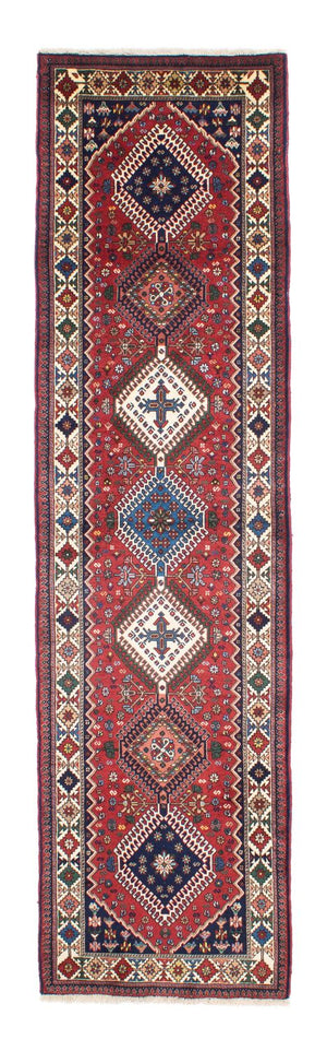 Loper Perzisch Tapijt - Nomadisch - 300 x 81 cm - donkerrood