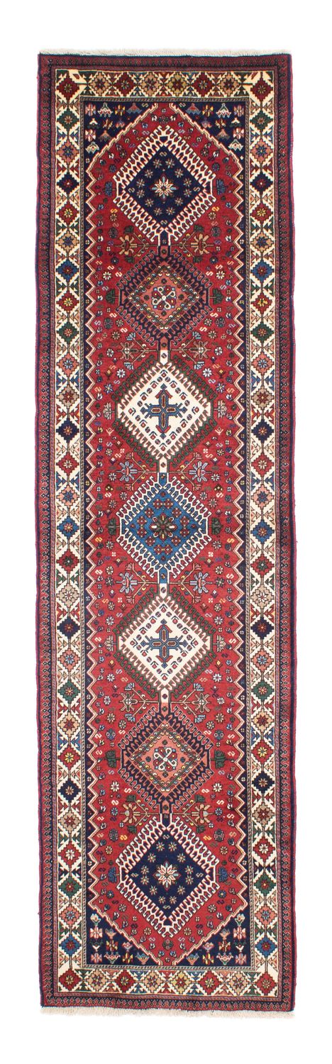Loper Perzisch Tapijt - Nomadisch - 300 x 81 cm - donkerrood