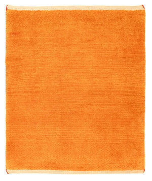 Gabbeh tapijt - Perzisch vierkant  - 94 x 80 cm - goud