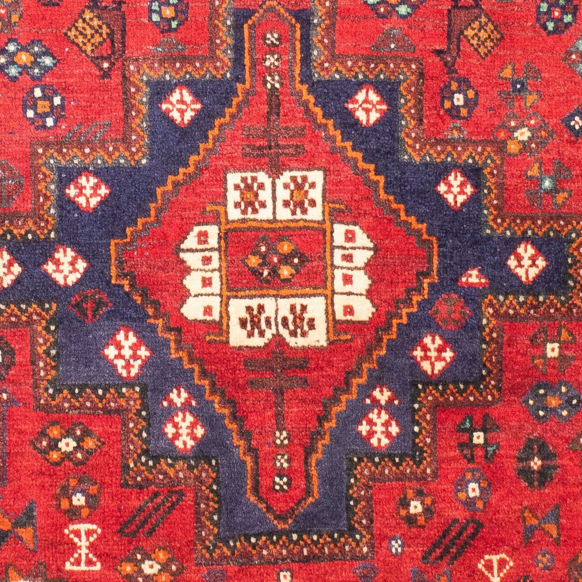 Perzisch Tapijt - Nomadisch - 159 x 121 cm - donkerrood