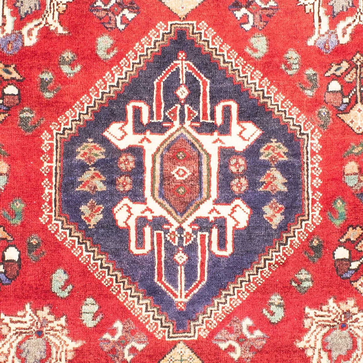 Perzisch Tapijt - Nomadisch - 160 x 116 cm - donkerrood