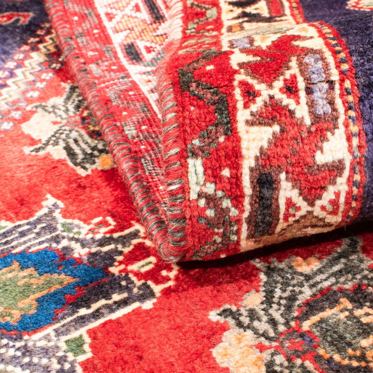 Perzisch Tapijt - Nomadisch - 160 x 116 cm - donkerrood